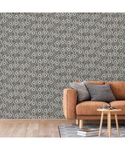 DUTCH WALLCOVERINGS Carta da Parati Galactic Argento e Marrone