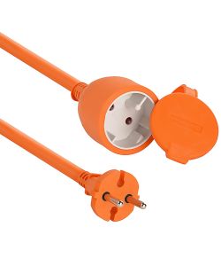 Electraline Prolunga da Giardino 250V 20m - Spina e Presa Schuko