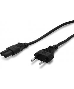 Metronic Cavo di Alimentazione 1,5m Nero C7 Maschio per Computer e Stampanti