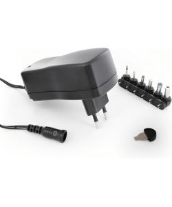 Metronic Alimentatore Universale 1000mA Nero con 6 Connettori Inclusi