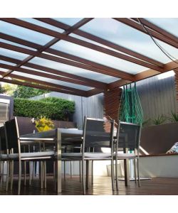 Lastra Policarbonato Alveolare - Crystal - 2000x980 mm