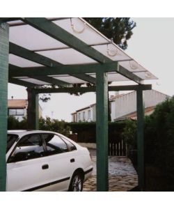 Lastra Policarbonato Alveolare - Crystal - 2000x980 mm