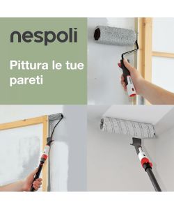 Nespoli Rullo Pittura Greenroll 22cm Superfici Lisce Manico Ergonomico
