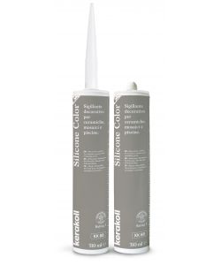 Kerakoll Silicone Silmat KK68 Grigio Scuro 290ml - Sigillante Elastico Opaco