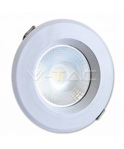 Faro LED COB da Incasso Rotondo 20W Colore Bianco 6000K