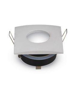Portafaretto LED da Incasso Quadrato GU10 e GU5.3 (MR16) Colore Bianco IP54