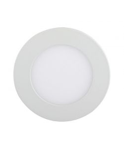 Mini Pannello LED 3W Montaggio ad Incasso Rotondo Colore Bianco 6400K
