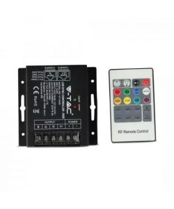 Controller per Strip LED RGB Dimmerabile Porta RJ45 con Telecomando 25 Tasti
