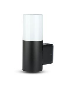 Lampada LED da Giardino Rotonda con Portalampada GU10 (Max 35W) Corpo Nero Diffusore Bianco Opaco IP54