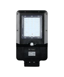 Armatura Stradale LED SMD 15W con Pannello Solare Colore Nero 6000K IP65