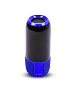 Lampada LED da Tavolo 2 LED 3W Multifunzione Speaker Bluetooth USB e TF CARD Colore Blu con Luci RGB