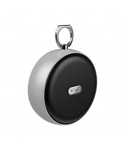 Speaker Bluetooth Portatile 4W con Microfono e Slot per Scheda TF Batteria da 800mAh Colore Grigio