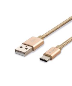 Cavo Micro USB Tipo C Colore Oro - Platinum Series