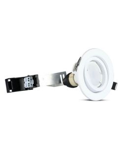 Portafaretto LED da Incasso Rotondo 5W con Faretto GU10 Colore Bianco 6400K (3 Pezzi)