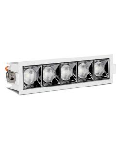 Faretto LED Chip Samsung da Incasso 20W (5x4W) UGR<19 36� 5700K CRI>90