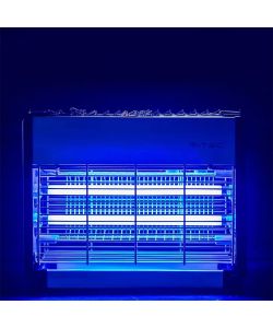 V-TAC Zanzariera Elettrica 16W con Tubo UV 2x8W 50mq - Alluminio Antigraffio