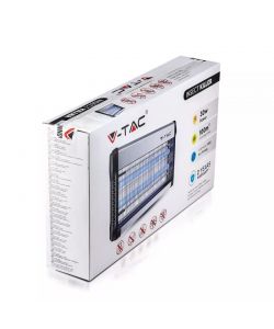 V-TAC Zanzariera Elettrica Insetticida 30W 100mq Alluminio UV Blu