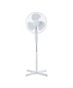 Ventilatore con Base a Croce 40W Altezza Regolabile (Max 120cm) 3 Pale a 3 Velocit Rotante Colore Bianco