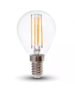 Lampadina LED Bulb E14 6W 130LM/W Filamento P45 2700K