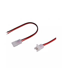 Connettore Flessibile per Strip LED di larghezza 10mm Innesto rapido tramite clip 2 Pin e cavi a saldare