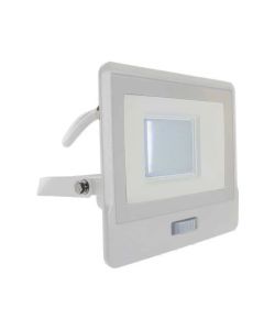 Faro LED Chip Samsung 30W con Sensore PIR Cavo 1m Colore Bianco 6500K IP65
