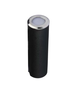 Faretto LED Segnapasso a Cilindro da Interramento 0,5W Colore Argento 12V 3000K IP67 Driver non Incluso