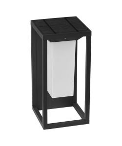 V-TAC Lampada Solare LED Chip Samsung da Muro Esterno 2W Rettangolare Sensore di Movimento Crepuscolare 3000K 29cm