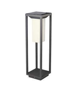 V-TAC Lampada Solare LED Chip Samsung da Muro Esterno 2W Rettangolare Sensore di Movimento Crepuscolare 3000K 50cm