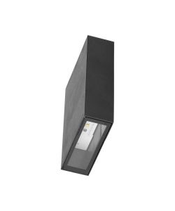 V-TAC Lampada LED da Muro Rettangolare 4W Colore Nero 3000K IP65