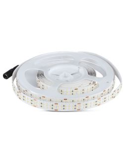 Strip LED SMD2216 30W/m 5m 360 LED/m con Connettore Jack 2.1 da 24V CRI>95 4000K IP20 14mm