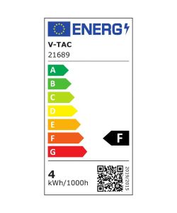 V-TAC Plafoniera LED Chip Samsung Lineare 4W 30cm Raccordabile con Interruttore 3000K