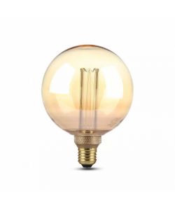 Lampadina LED E27 4W G125 Filamento Ambrato 2200K