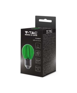 2W G45 Led Green Color Filament Bulb E27