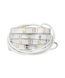 Kit Strip LED Luce Scendiletto Singolo (1,2m Strip 30 LED/m 3W+Alimentatore+Sensore di movimento) 12V 4000K Dimmerabile