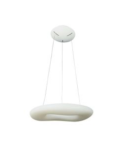 V-TAC Lampadario LED a Sospensione Circolare 38W con Telecomando Cambio Colore 3 in 1 Corpo Bianco Dimmerabile