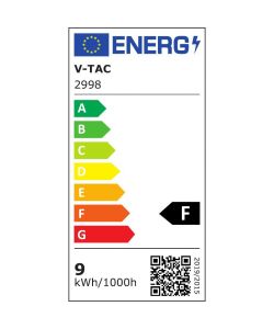 V-TAC Lampadina LED E27 8,5W A65 Compatibile con Google e Alexa Tramite App V-Tac Smart RGB e 3 in 1 Dimmerabile