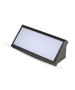 V-TAC Lampada LED da Muro Angolare 12W Colore Nero 4000K IP65