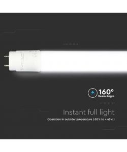 V-TAC Tubo LED Chip Samsung T8 18W 100LM/W G13 120cm Ruotabile 6500K