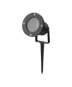 V-TAC Picchetto con Portalampada GU10 (Max 35W) Orientabile Colore Nero IP65