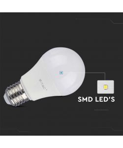 V-TAC Lampadina LED E27 10.5W 100LM/W A60 3000K
