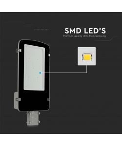 V-TAC Armatura Stradale LED Chip Samsung 100W Colore Grigio 6400K IP65