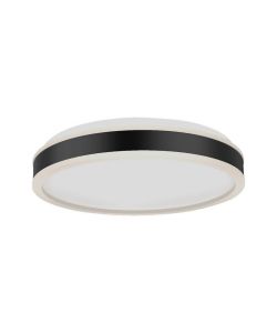 V-TAC Lampadario LED con Montaggio a Plafone 48W Dimmerabile TRIAC d: 500mm h: 62mm Colore Nero 4000K