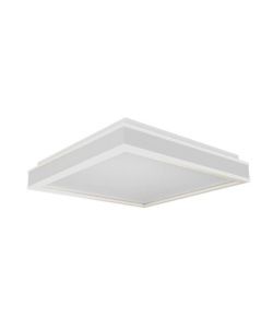 V-TAC Lampadario LED Quadrato 38W con Montaggio a Plafone Colore Bianco 4000K