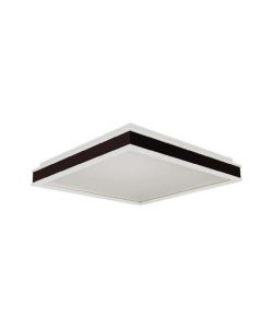 V-TAC Lampadario LED Quadrato 48W con Montaggio a Plafone Dimmerabile TRIAC Colore Nero 4000K