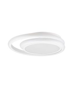 V-TAC Lampadario LED Rotondo Doppio 38W con Montaggio a Plafone Colore Bianco 4000K