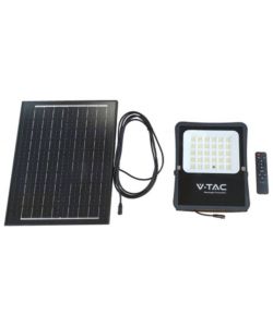 V-TAC Faro LED con Telecomando e Pannello Solare 6W 6400K