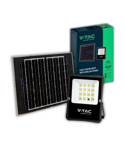 V-TAC Faro LED con Telecomando e Pannello Solare 15W 6400K