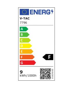 V-TAC Tubo LED T8 G13 9W in Vetro 60cm Non Ruotabile 25pz 3000K