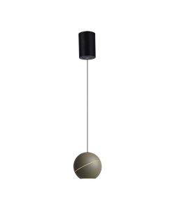 V-TAC Lampadario LED Sospensione 8.5W Campana Metallo Champagne �12x160cm Regolabile Touch On/Off 3000K