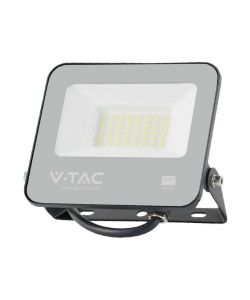 V-TAC Faro LED 30W 185LM/W Colore Nero 6500K IP65